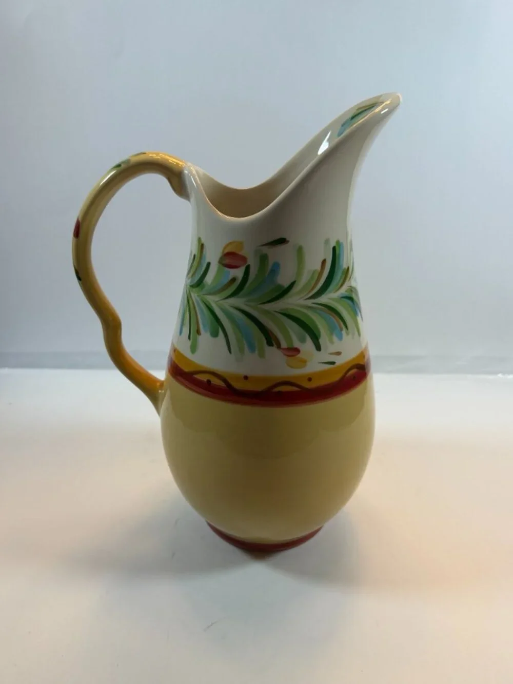 Southern Living At Home Gail Pittman Hand-Painted Siena Carafe Pitcher - 80oz.